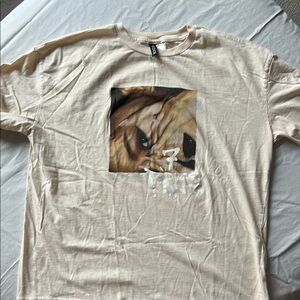 Cream Graphic T-Shirt